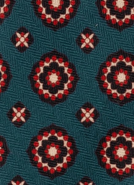 Yeşil  Soft Pamuk Kumaş Kravat