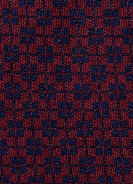 Bordo Soft Pamuk Kumaş Kravat