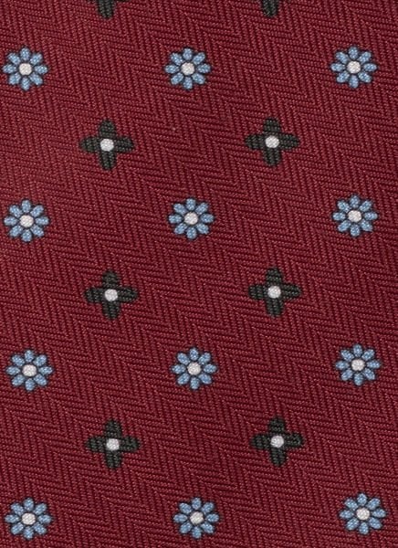 Bordo Soft Pamuk Kumaş Kravat