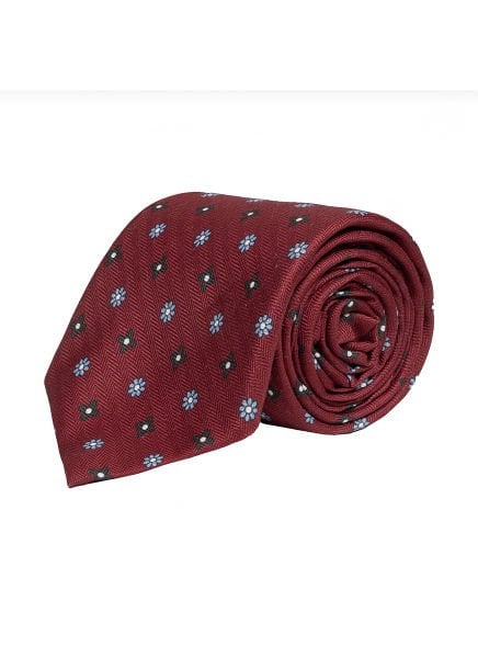 Bordo Soft Pamuk Kumaş Kravat