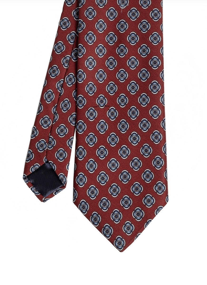 Bordo Soft Pamuk Kumaş Kravat