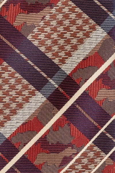 Microfiber Çizgili Kravat