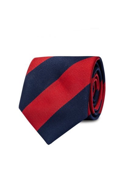Microfiber Çizgili Kravat