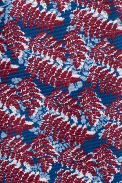 Microfiber Yaprak Desen Kravat