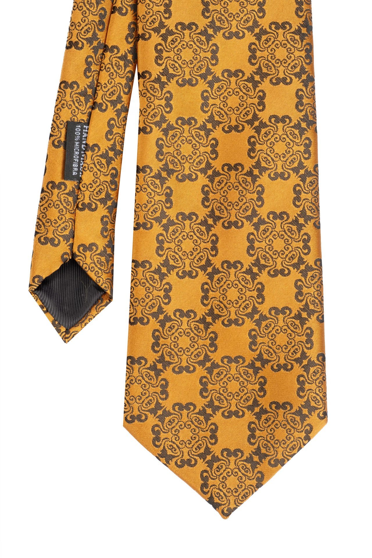 Microfiber Gold Özel Desen Kravat