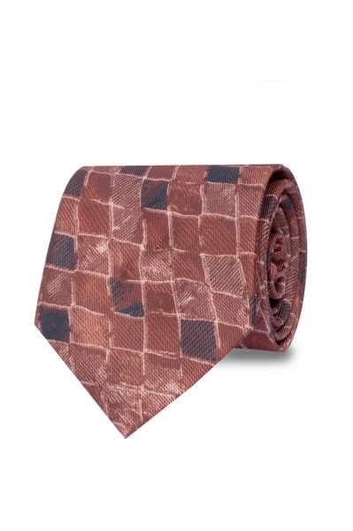 Microfiber Özel Desen Kravat