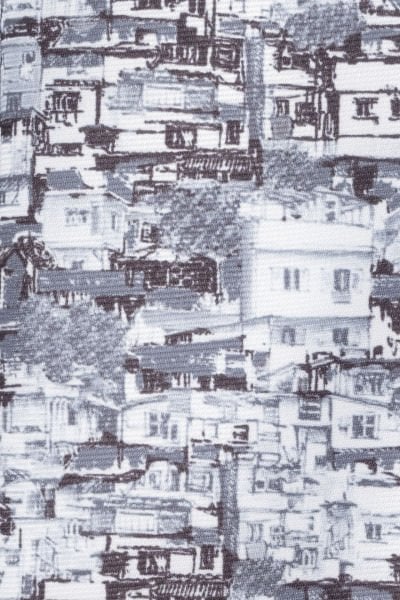 Microfiber Siyah Beyaz Özel Desen Kravat