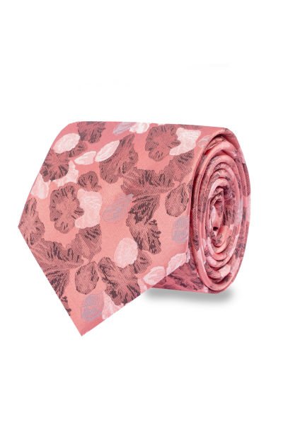 Microfiber Yavruağzı Özel Desen Kravat