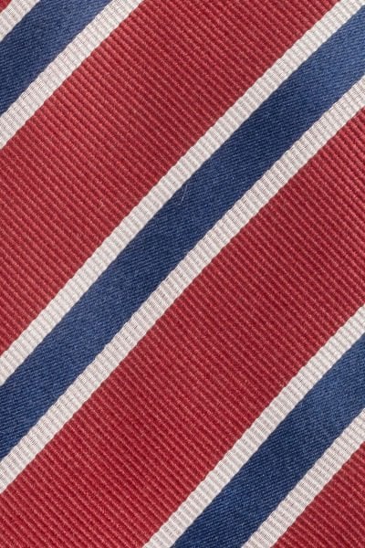 %100 İpek Serigrafi Baskı Bordo Kravat