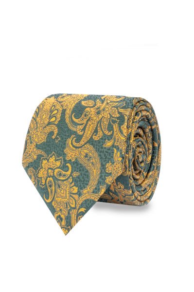 Microfiber Şal Desen Kravat