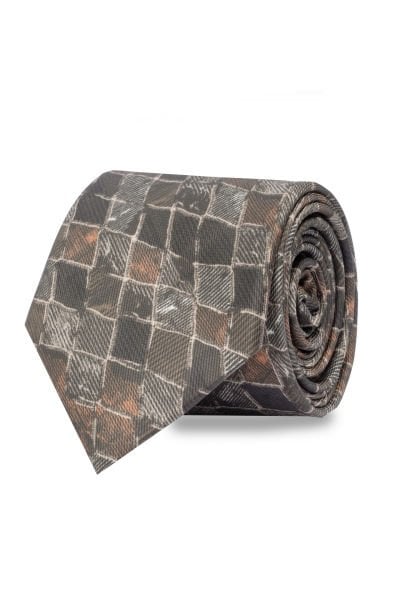 Microfiber Özel Desen Kravat