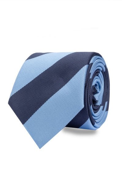 Microfiber Çizgili Desen Kravat