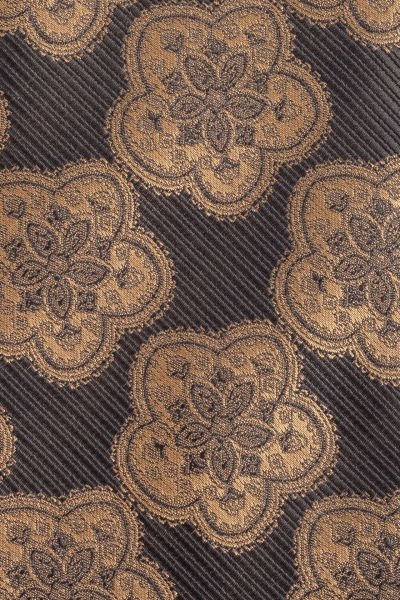 Microfiber Çiçek Desen Kravat