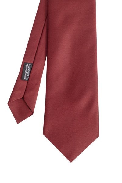 Mat Saten Bordo Kravat