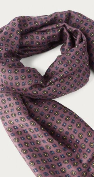 Pamuk Effeck Gül Kurusu Desenli İnce İplik Şal-Atkı