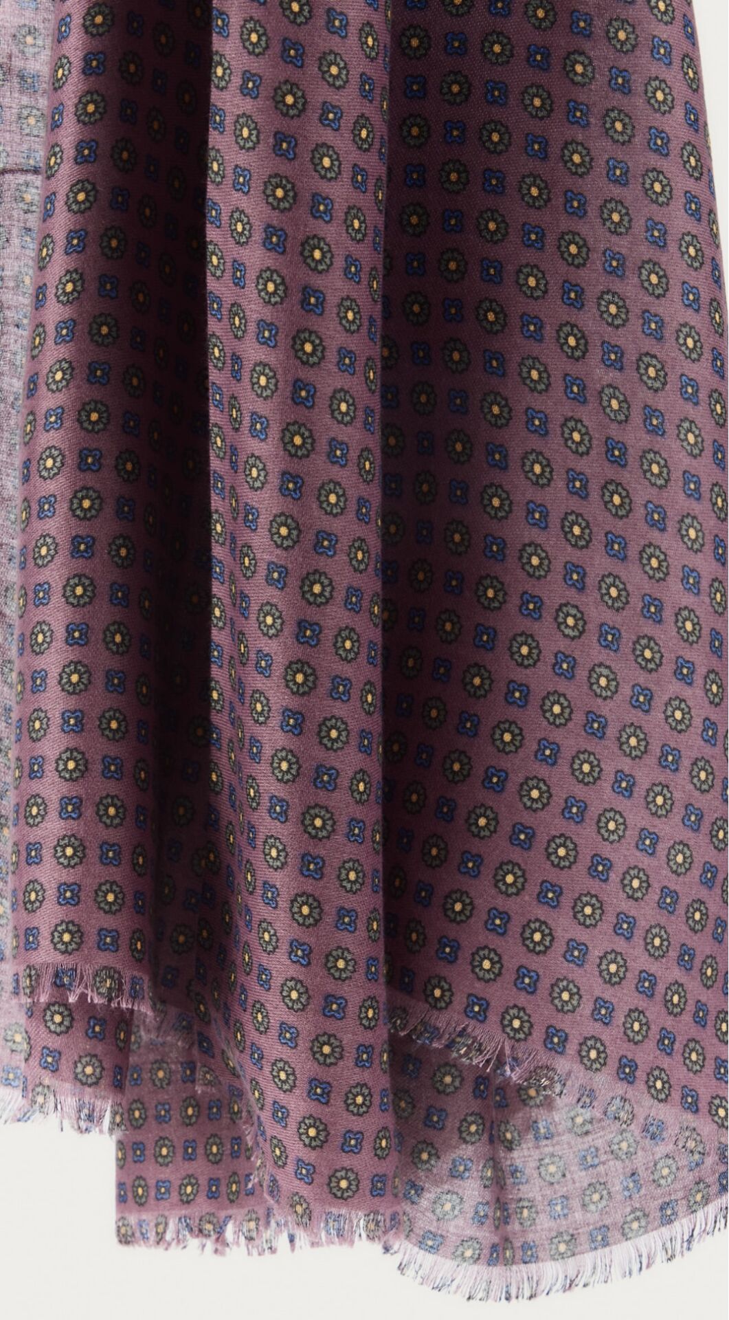 Pamuk Effeck Gül Kurusu Desenli İnce İplik Şal-Atkı