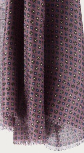 Pamuk Effeck Gül Kurusu Desenli İnce İplik Şal-Atkı