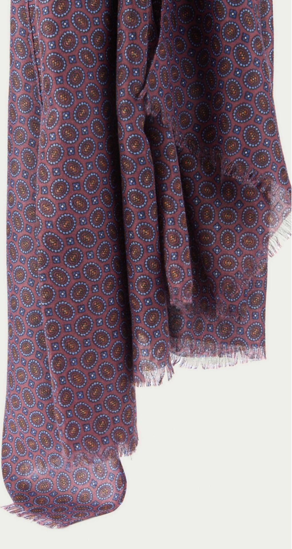 Pamuk Effeck Gül Kurusu Desenli İnce İplik Şal-Atkı