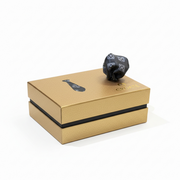 Croate Lüks Kutulu Kravat Mendil & Kol Düğmesi Seti