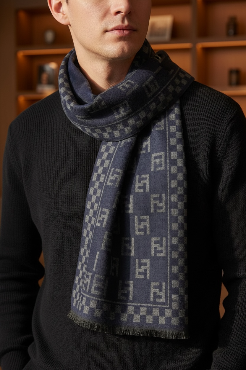 Premium Çift Taraflı Viskon Atkı | Zarif ve Konforlu