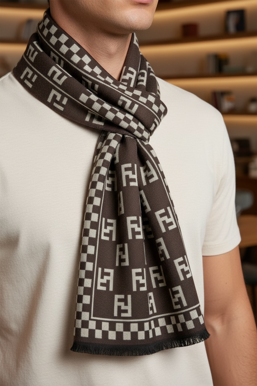 Premium Çift Taraflı Viskon Atkı | Zarif ve Konforlu