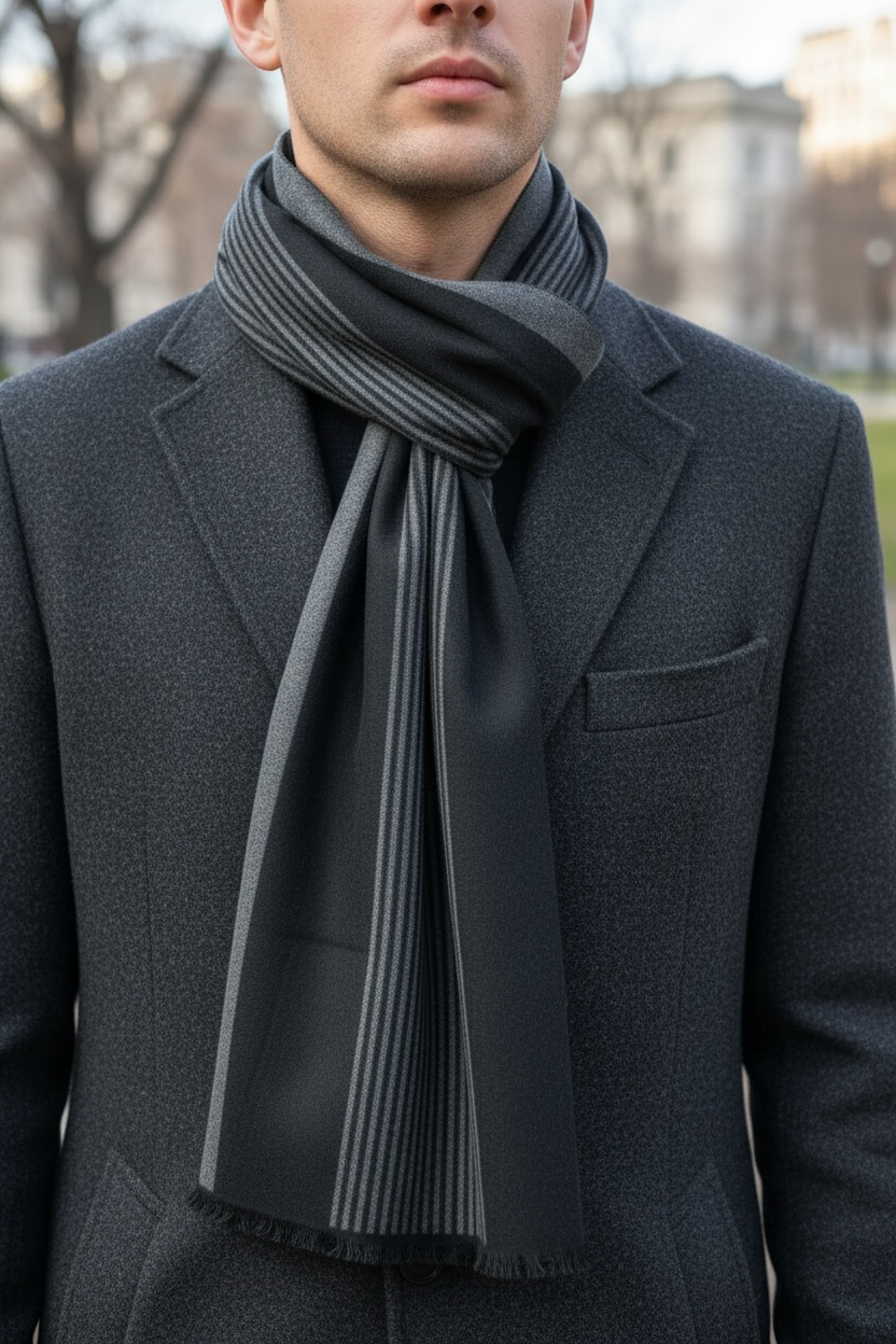 Premium Çift Taraflı Viskon Atkı | Zarif ve Konforlu