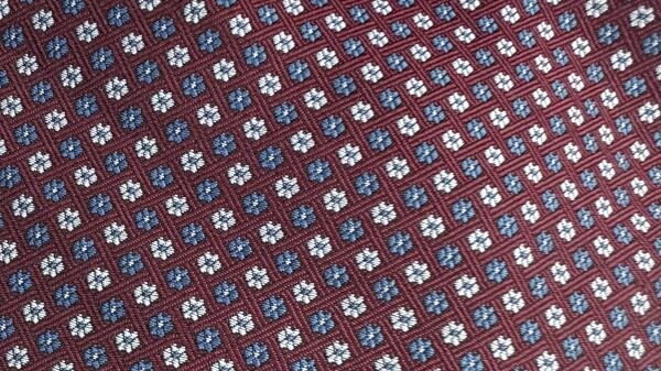 %100 İpek İtalyan Como Kumaş Bordo Minimal Desen Kravat – 8 cm