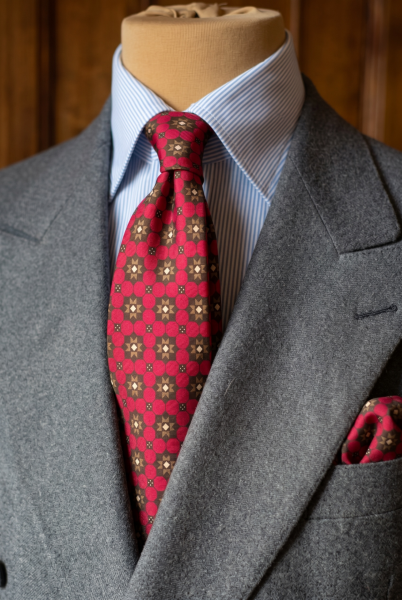 Kirmızı Karo Desen Premium Art Silk Koleksiyonu