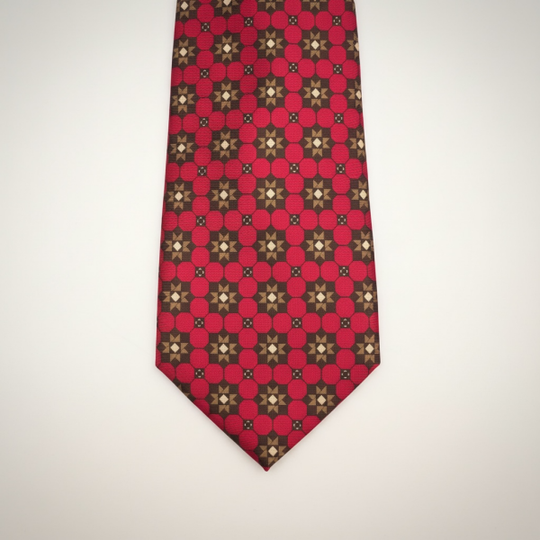 Kirmızı Karo Desen Premium Art Silk Koleksiyonu