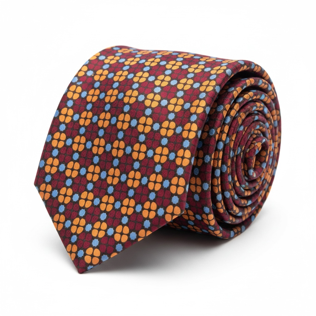 Minimal Desen Premium Art Silk Kravat